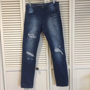 Men’s Versace 19-69 Distressed Jeans